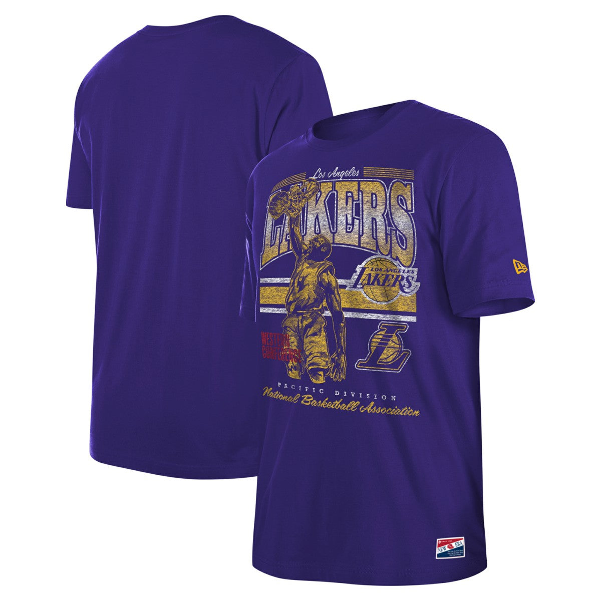 NBA Los Angeles Lakers Enzyme Wash Oversized T-Shirt