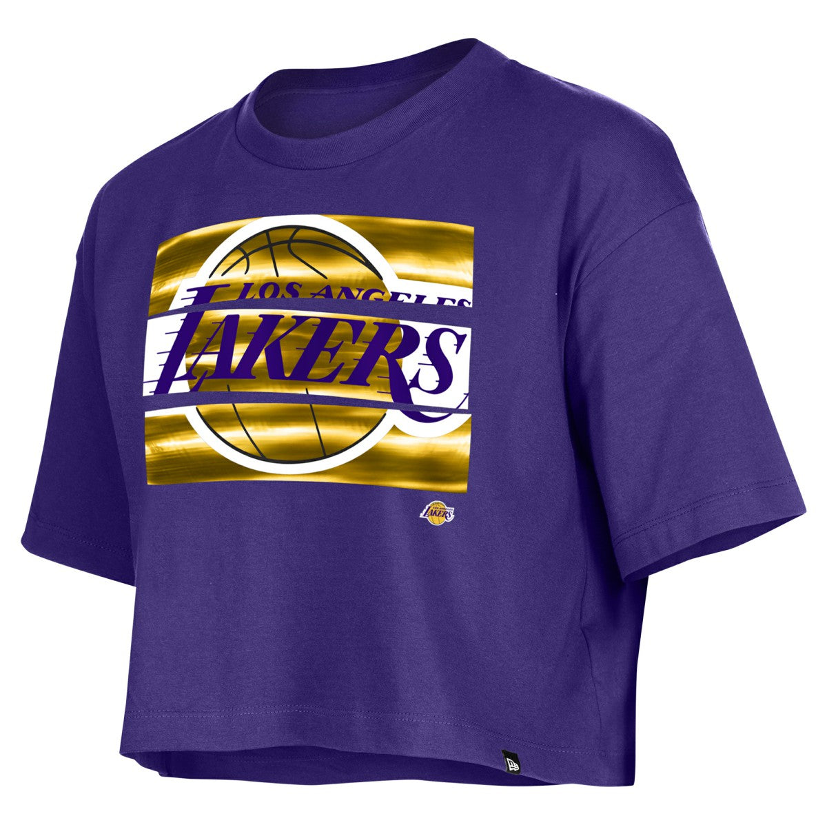 NBA Los Angeles Lakers Women's Oversized Boxy Crop T-Shirt