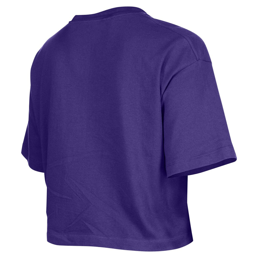 NBA Los Angeles Lakers Women's Oversized Boxy Crop T-Shirt