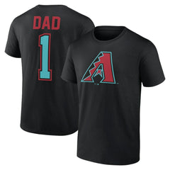 MLB Arizona Diamondbacks Father's Day #1 Dad T-Shirt