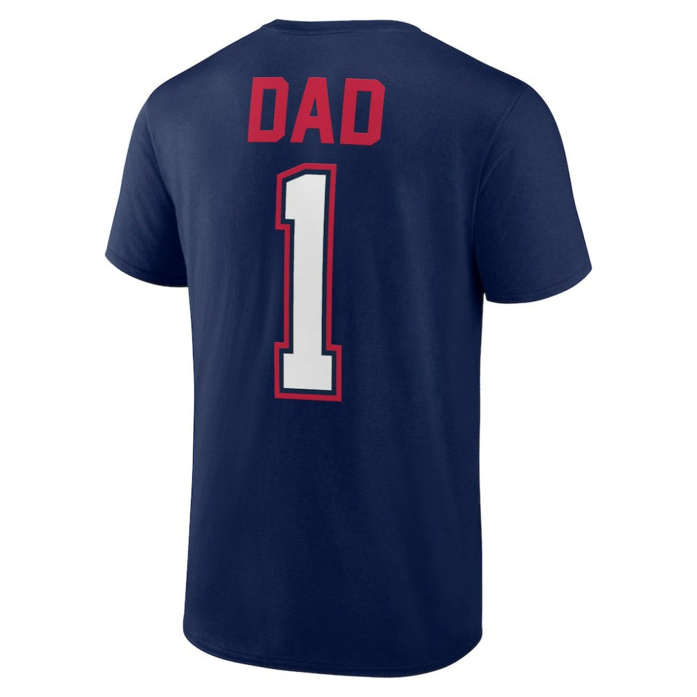 MLB Atlanta Braves Father's Day #1 Dad T-Shirt