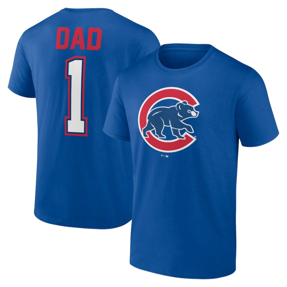 MLB Chicago Cubs Father's Day #1 Dad T-Shirt