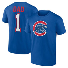 MLB Chicago Cubs Father's Day #1 Dad T-Shirt