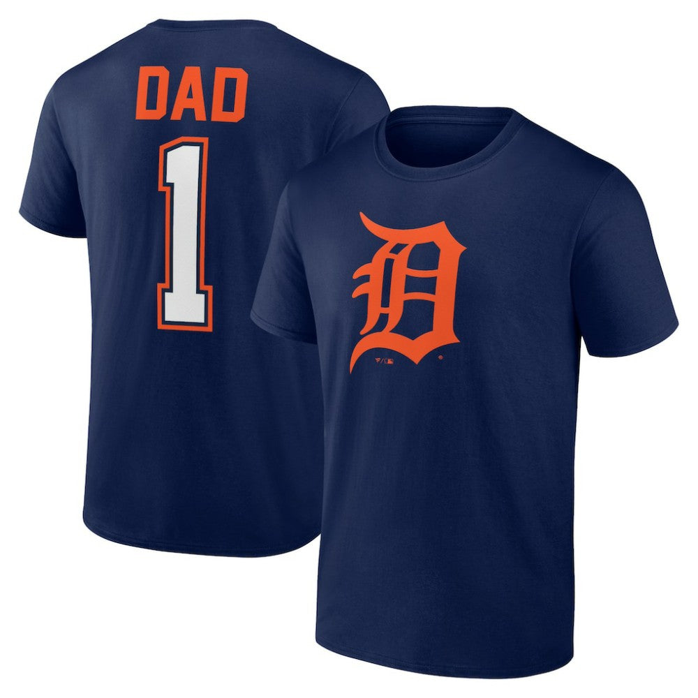 MLB Detroit Tigers Father's Day #1 Dad T-Shirt