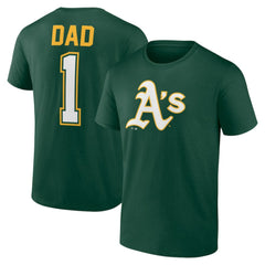 MLB Athletics Father's Day #1 Dad T-Shirt