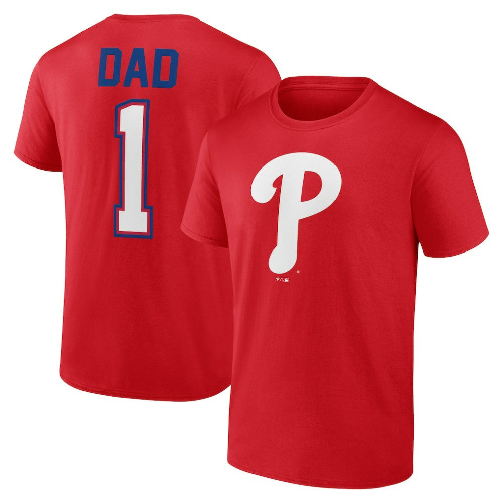 MLB Philadelphia Phillies Father's Day #1 Dad T-Shirt
