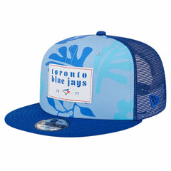 MLB Toronto Blue Jays New Era Bikini Bottom Trucker 9FIFTY Snapback Hat