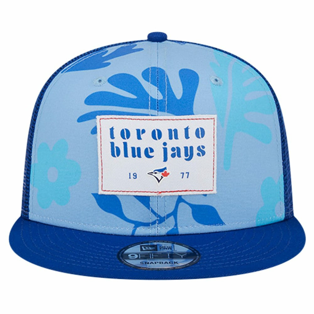 MLB Toronto Blue Jays New Era Bikini Bottom Trucker 9FIFTY Snapback Hat