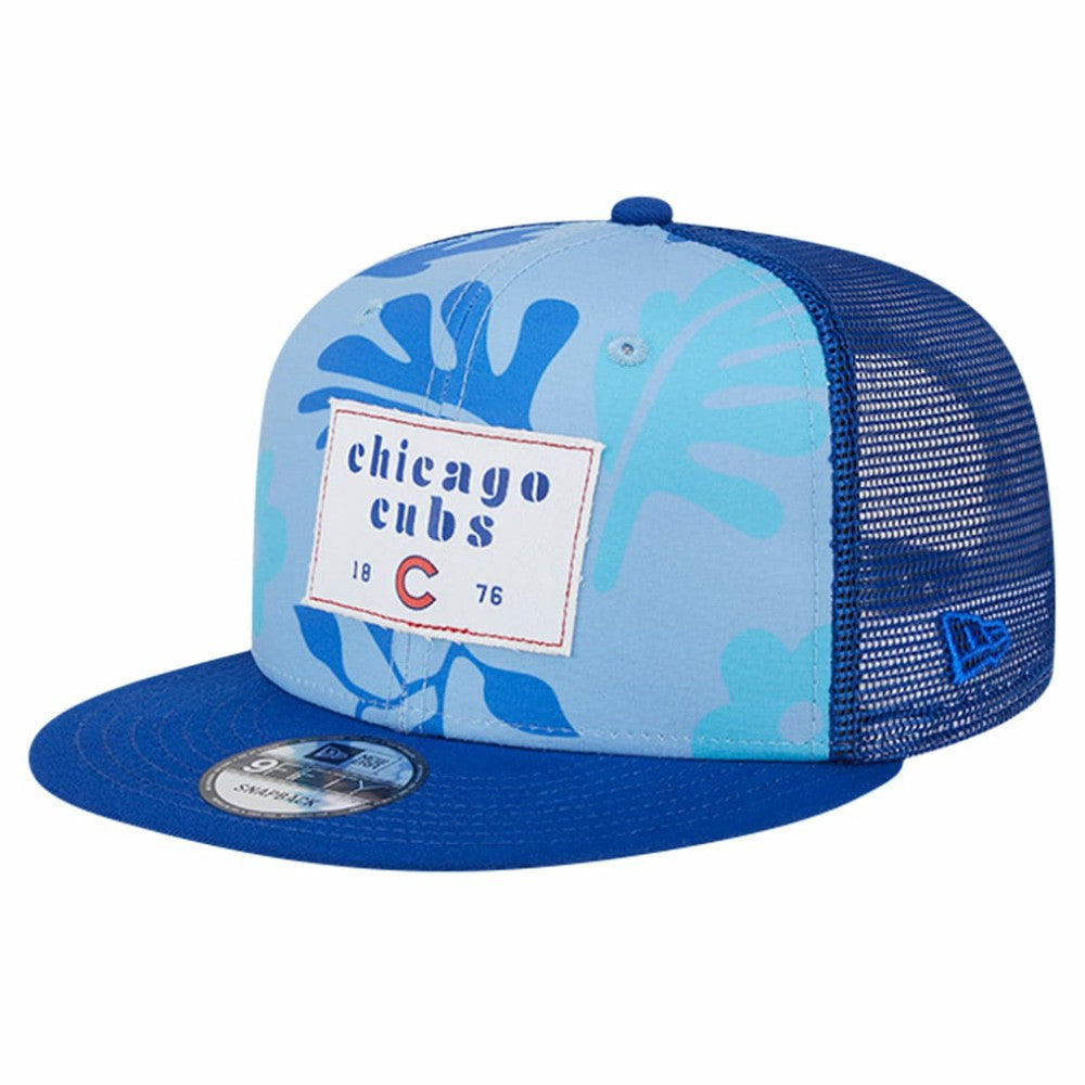 MLB Chicago Cubs New Era Bikini Bottom Trucker 9FIFTY Snapback Hat