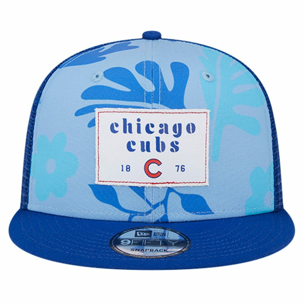 MLB Chicago Cubs New Era Bikini Bottom Trucker 9FIFTY Snapback Hat