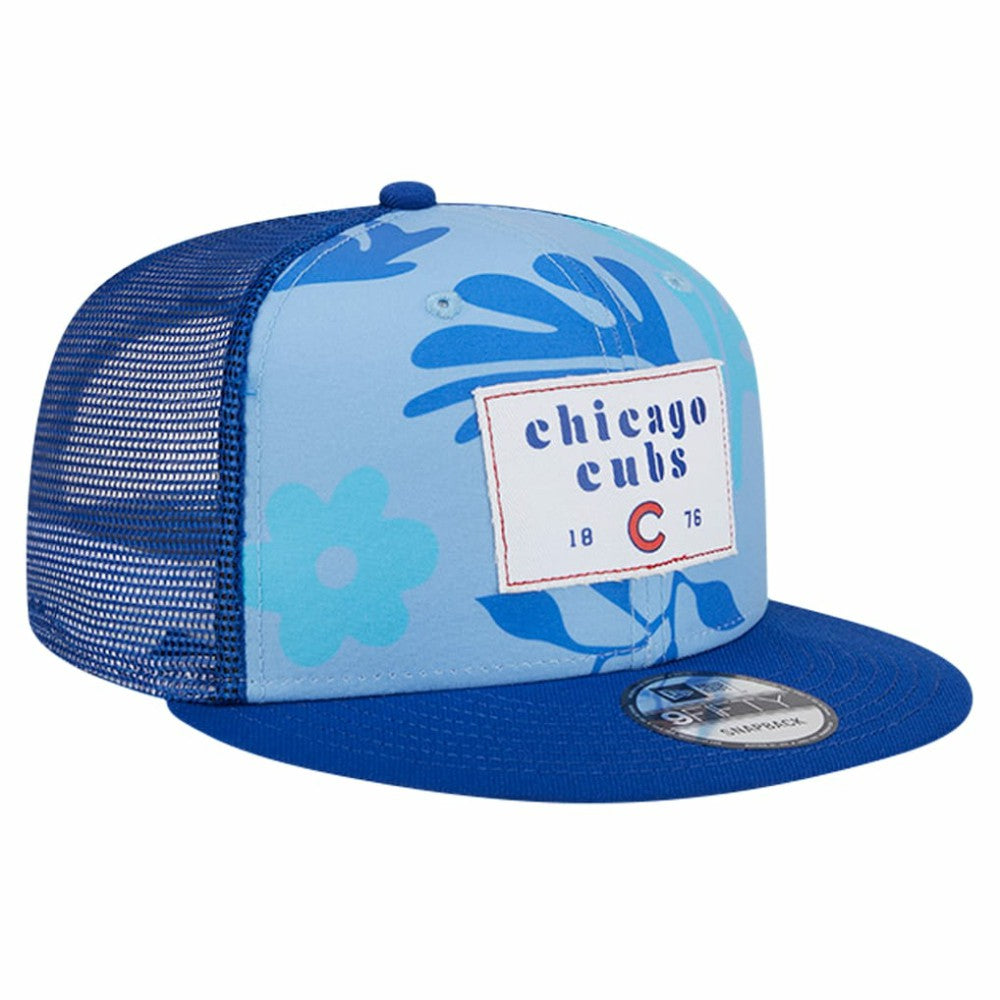 MLB Chicago Cubs New Era Bikini Bottom Trucker 9FIFTY Snapback Hat