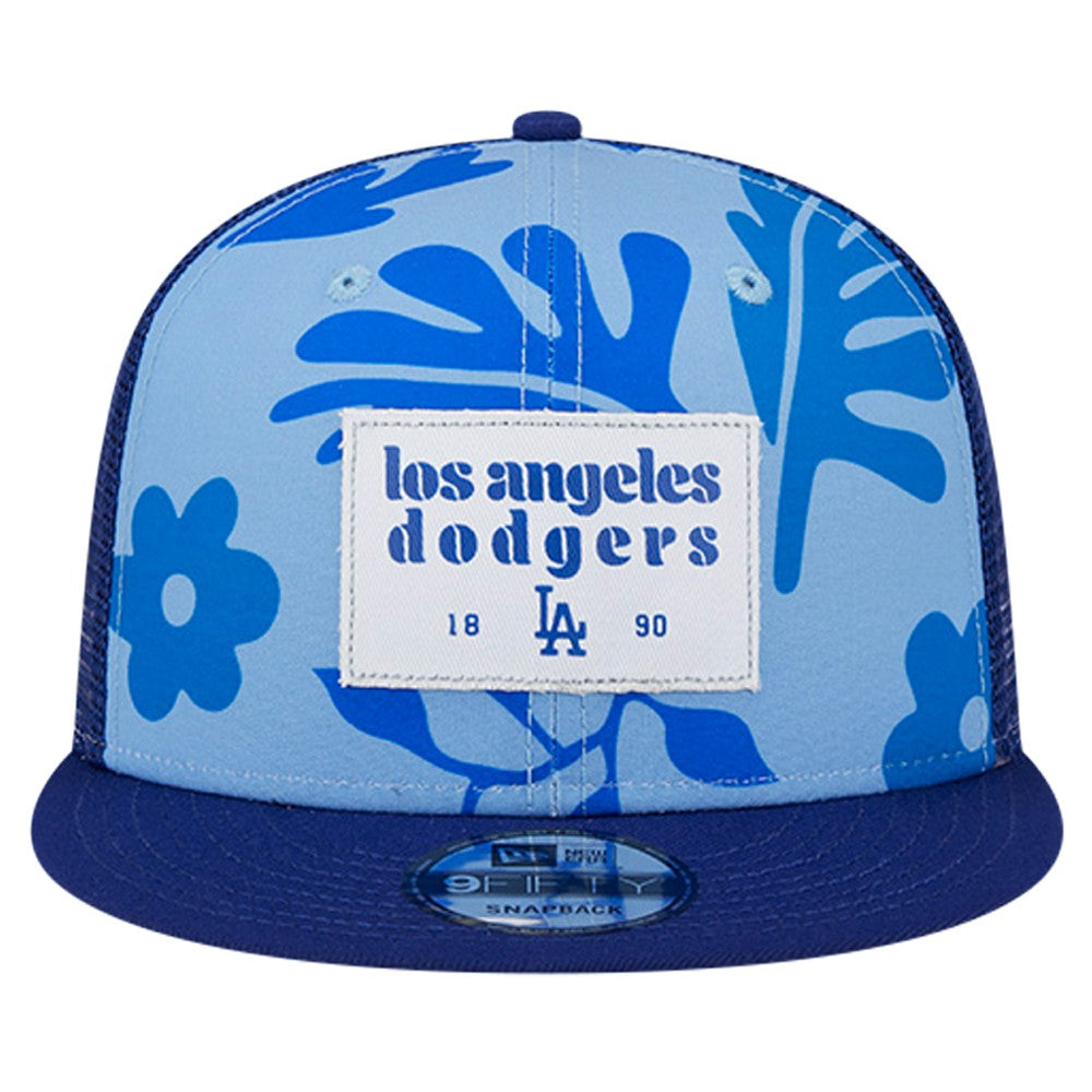 MLB Los Angeles Dodgers New Era Bikini Bottom Trucker 9FIFTY Snapback Hat