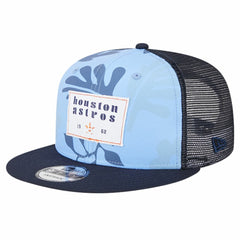 MLB Houston Astros New Era Bikini Bottom Trucker 9FIFTY Snapback Hat