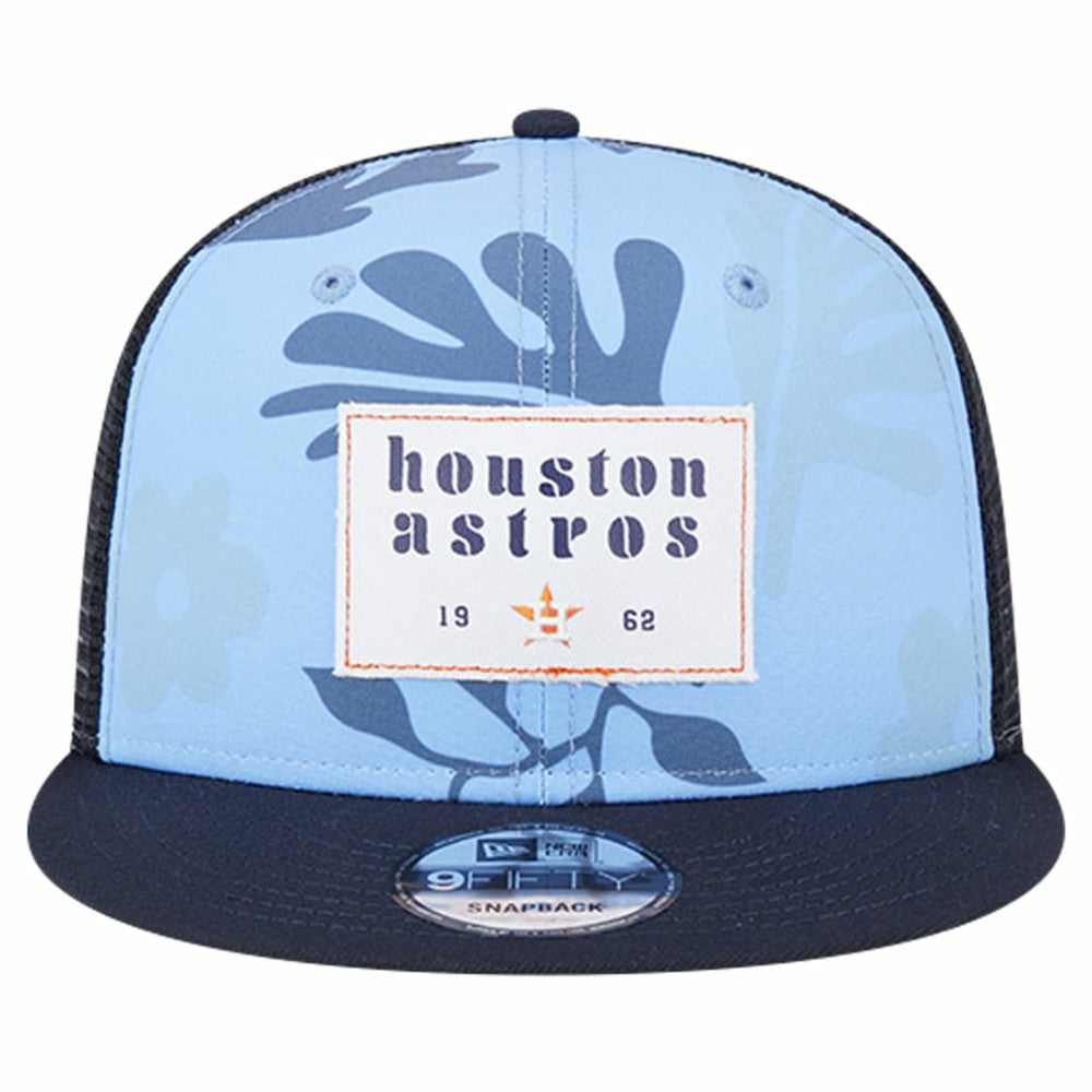MLB Houston Astros New Era Bikini Bottom Trucker 9FIFTY Snapback Hat