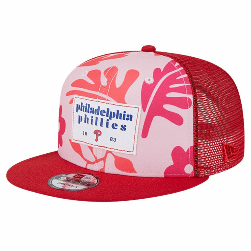 MLB Philadelphia Phillies New Era Bikini Bottom Trucker 9FIFTY Snapback Hat