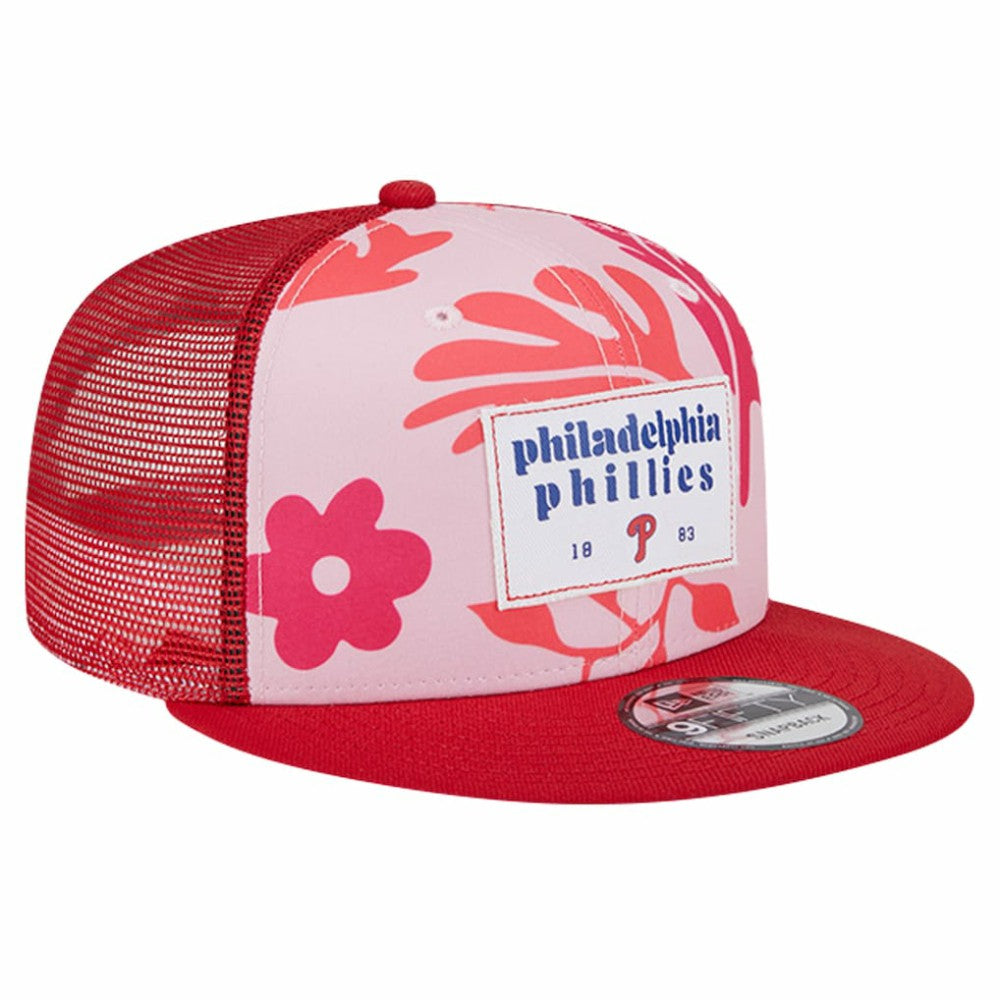 MLB Philadelphia Phillies New Era Bikini Bottom Trucker 9FIFTY Snapback Hat