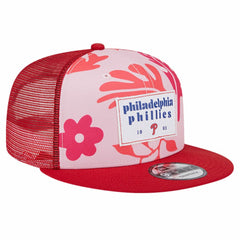 MLB Philadelphia Phillies New Era Bikini Bottom Trucker 9FIFTY Snapback Hat