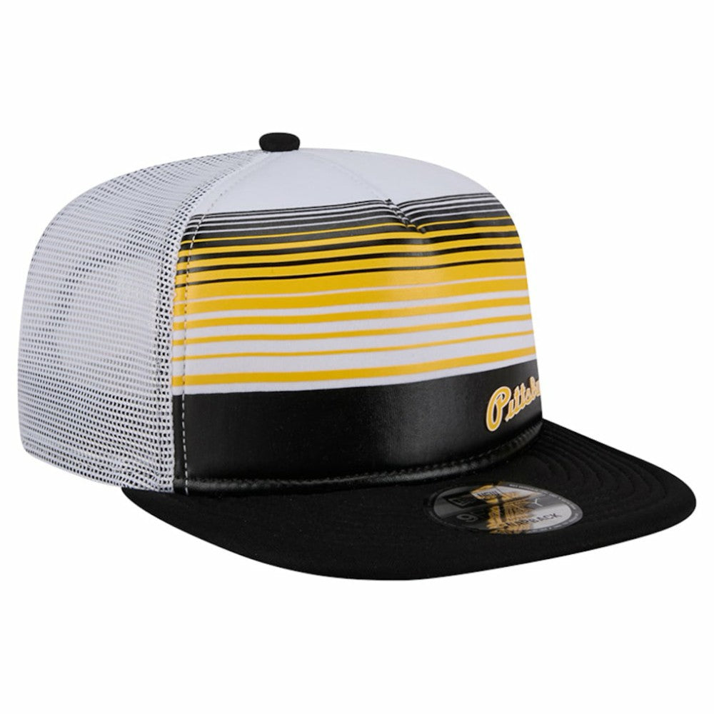 MLB Pittsburgh Pirates New Era Team Horizon 9FIFTY A-Frame Trucker Snapback Hat