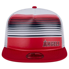 MLB Los Angeles Angels New Era Team Horizon 9FIFTY A-Frame Trucker Snapback Hat