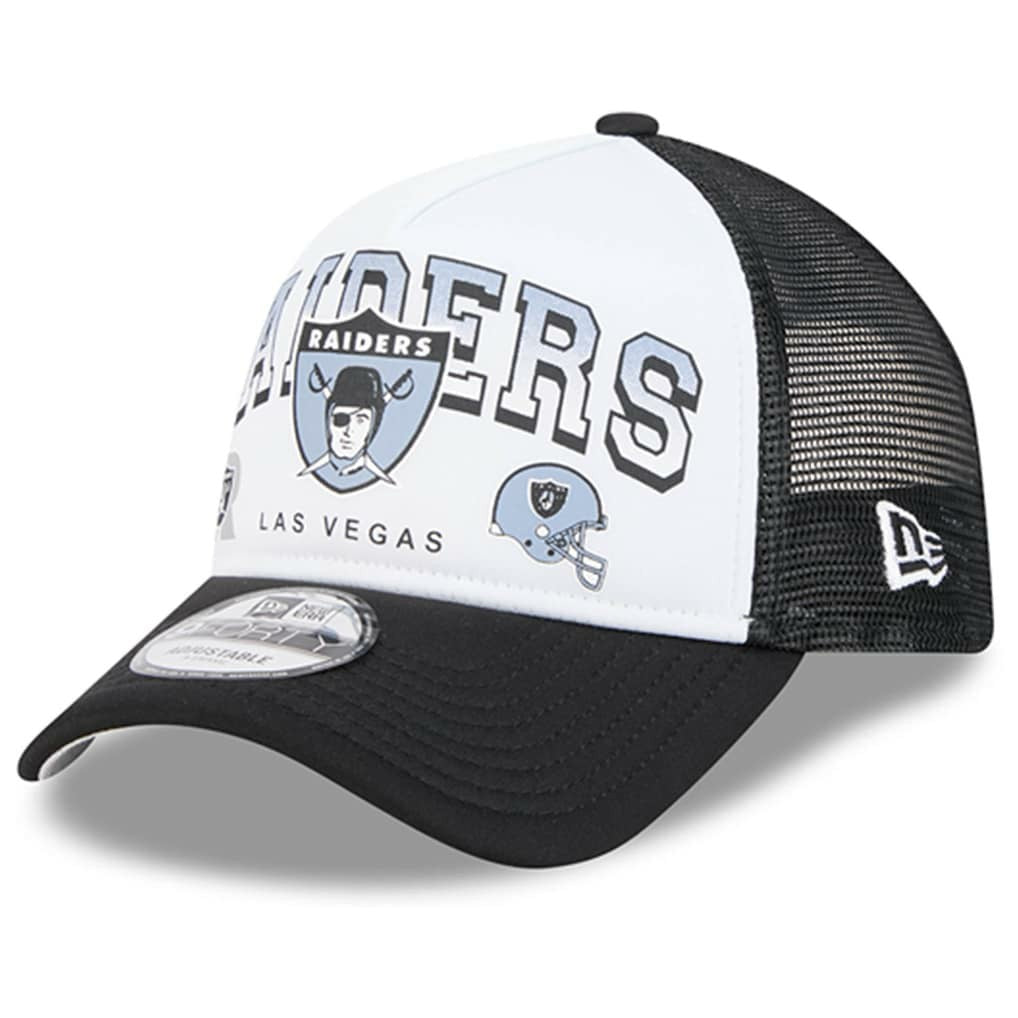 Retro Wordmark A-Frame 9FORTY Adjustable Hat - Las Vegas Raiders
