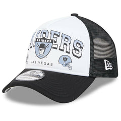 Retro Wordmark A-Frame 9FORTY Adjustable Hat - Las Vegas Raiders