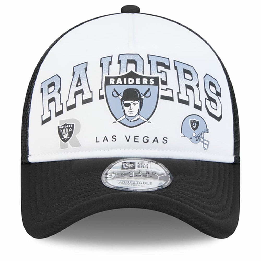 Retro Wordmark A-Frame 9FORTY Adjustable Hat - Las Vegas Raiders