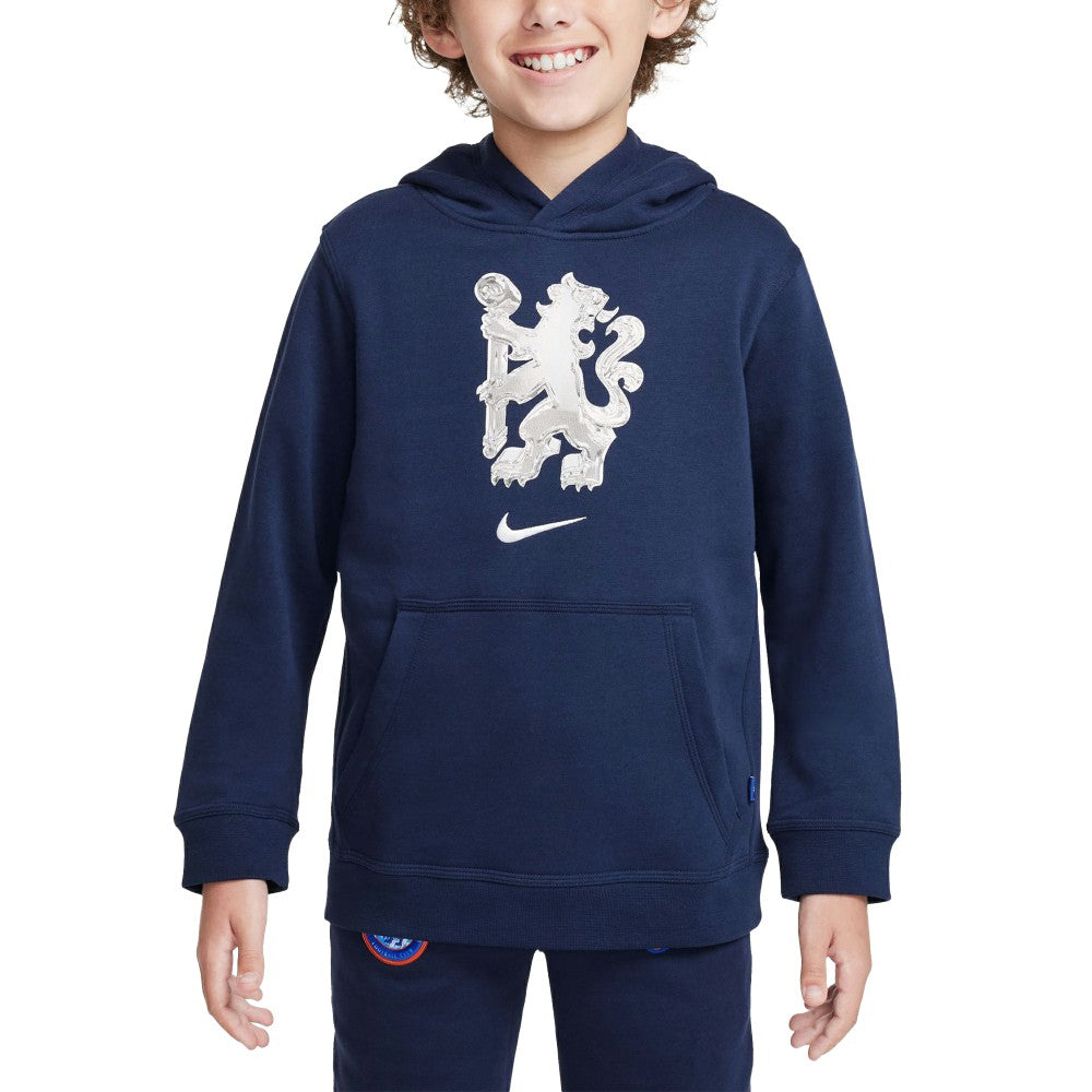 Chelsea Youth Club Pullover Hoodie - Nike Navy