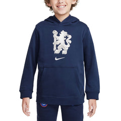 Chelsea Youth Club Pullover Hoodie - Nike Navy