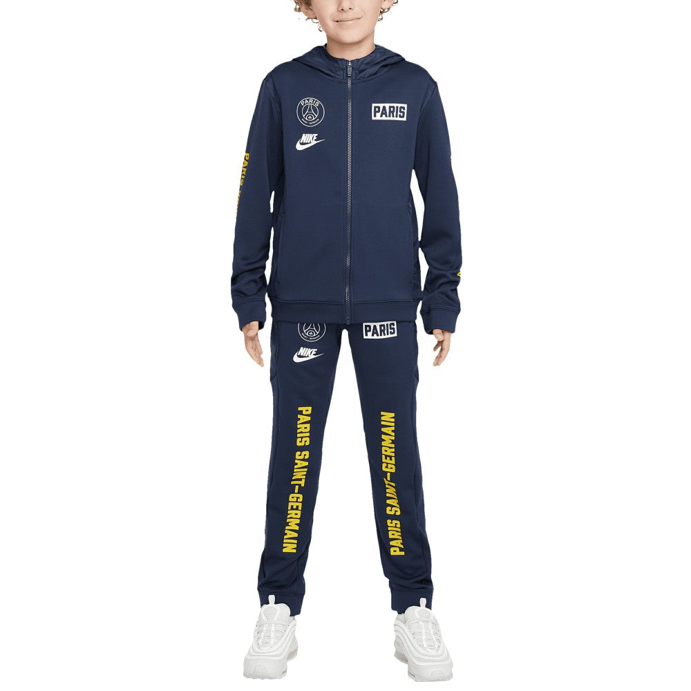 Paris Saint-Germain Youth Woven Track Suit - Nike Navy