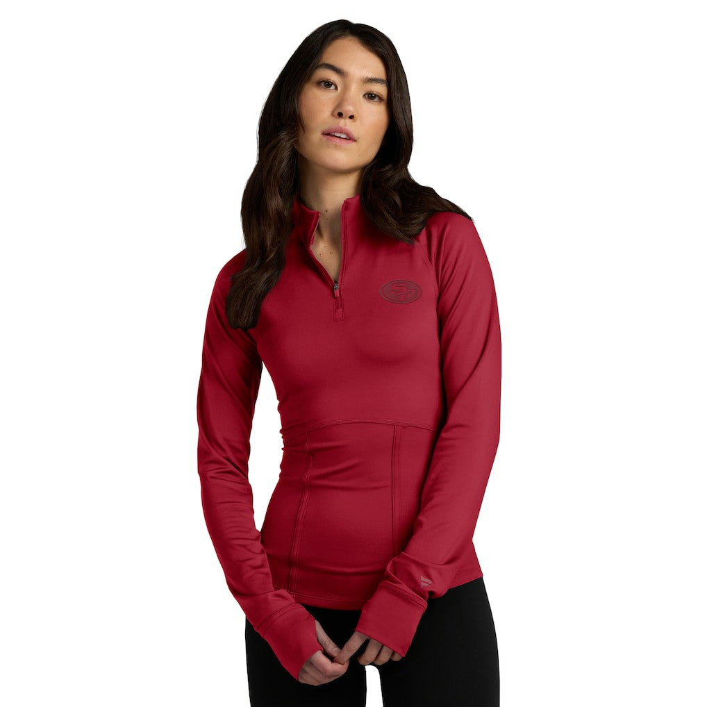 Women's Elements Quarter-Zip Jacket - San Francisco 49ers