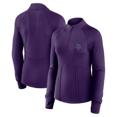 Women's Elements Raglan Quarter-Zip Jacket - Minnesota Vikings