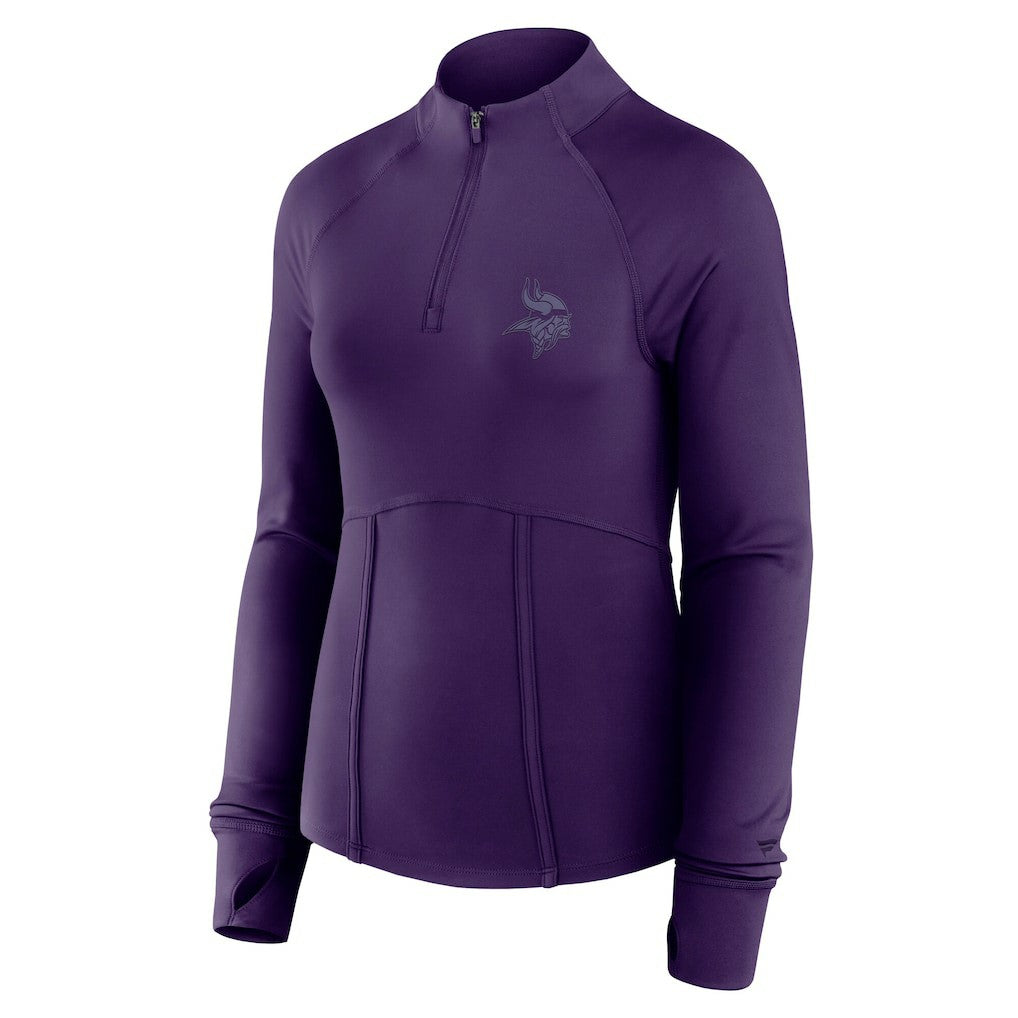 Women's Elements Raglan Quarter-Zip Jacket - Minnesota Vikings