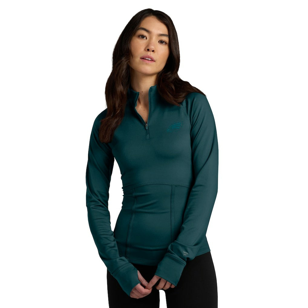 Women's Elements Quarter-Zip Jacket - Philadelphia Eagles