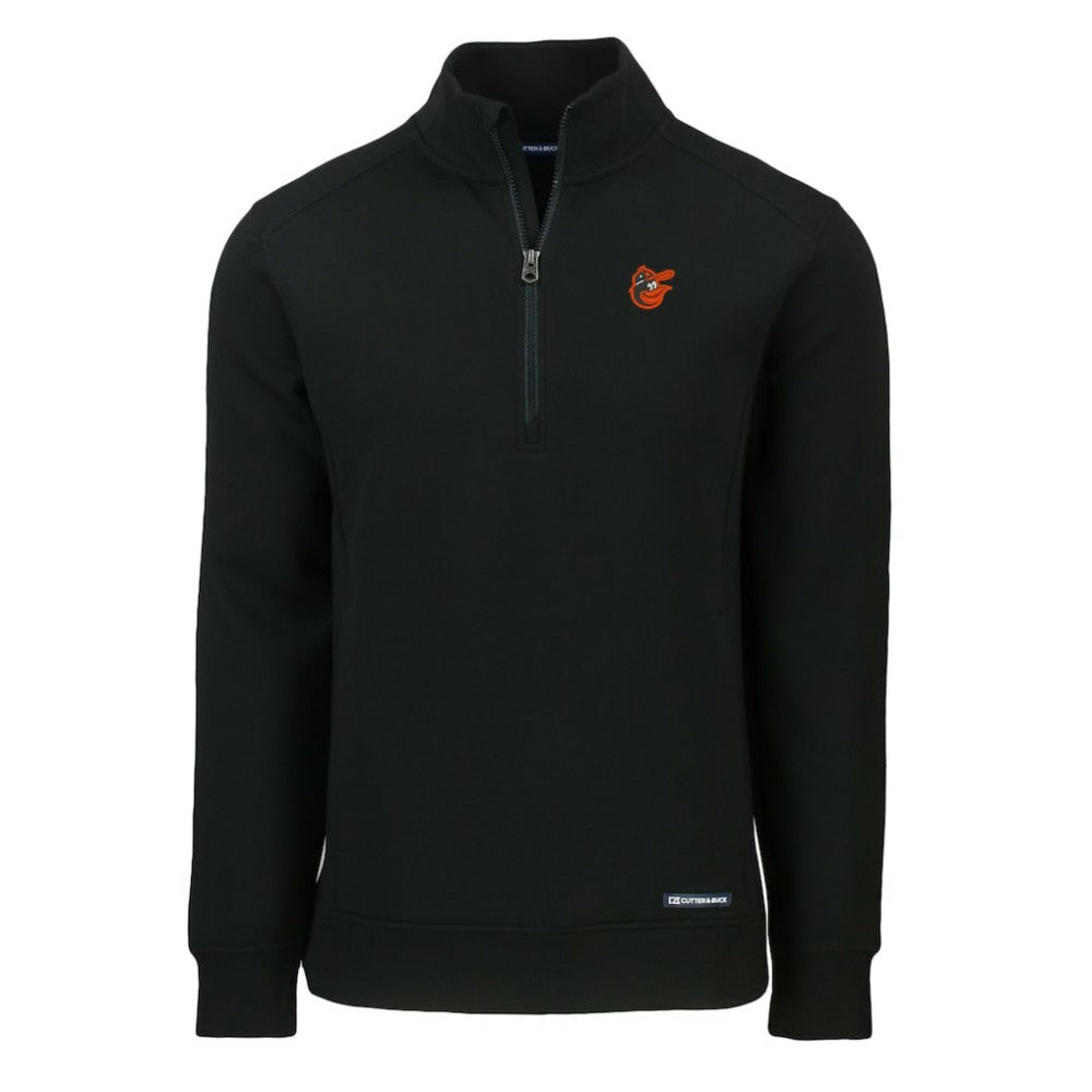 MLB Baltimore Orioles Cutter & Buck Cooperstown Collection Roam Eco Recycled Quarter-Zip Pullover