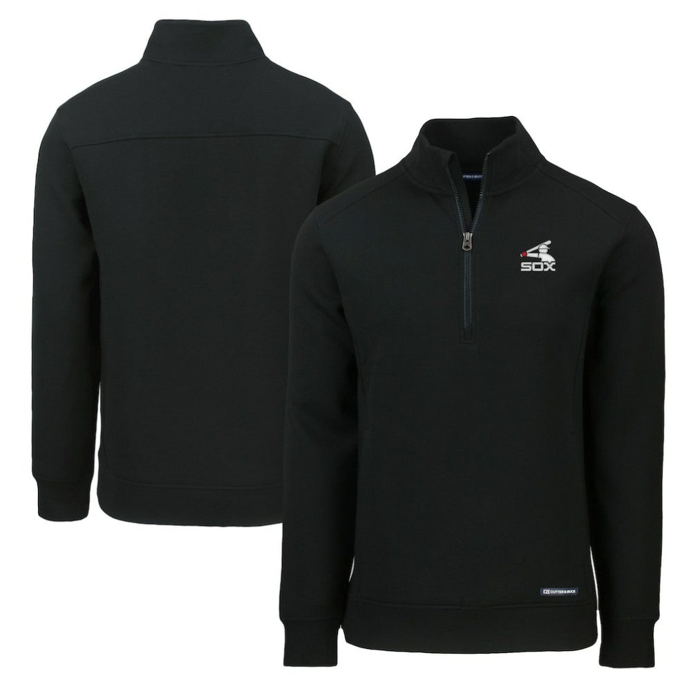 MLB Chicago White Sox Cutter & Buck Cooperstown Collection Roam Eco Recycled Quarter-Zip Pullover