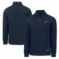 MLB Los Angeles Dodgers Cutter & Buck Cooperstown Collection Roam Eco Recycled Quarter-Zip Pullover