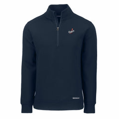 MLB Los Angeles Dodgers Cutter & Buck Cooperstown Collection Roam Eco Recycled Quarter-Zip Pullover