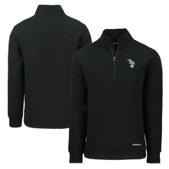 MLB Athletics Cutter & Buck Cooperstown Collection Roam Eco Recycled Quarter-Zip Pullover
