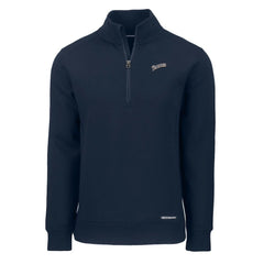 MLB San Diego Padres Cutter & Buck Cooperstown Collection Roam Eco Recycled Quarter-Zip Pullover