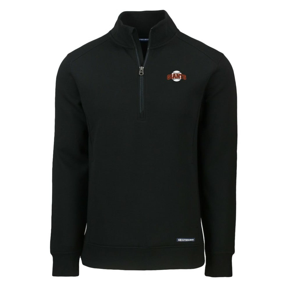 MLB San Francisco Giants Cutter & Buck Cooperstown Collection Roam Eco Recycled Quarter-Zip Pullover