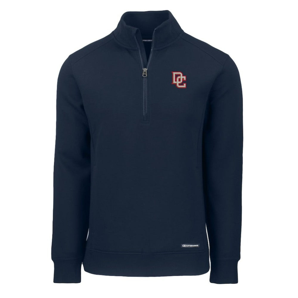 MLB Washington Nationals Cutter & Buck Cooperstown Collection Roam Eco Recycled Quarter-Zip Pullover