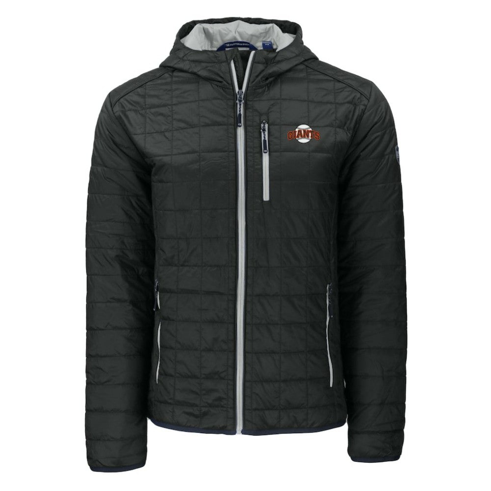 MLB San Francisco Giants Cutter & Buck Cooperstown Collection Rainier Primaloft Eco Full-Zip Hooded Jacket