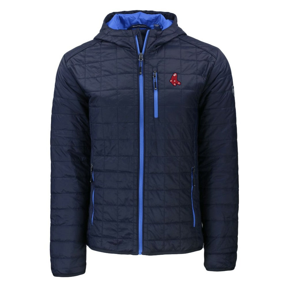 MLB Boston Red Sox Cutter & Buck Cooperstown Collection Rainier Primaloft Eco Full-Zip Hooded Jacket