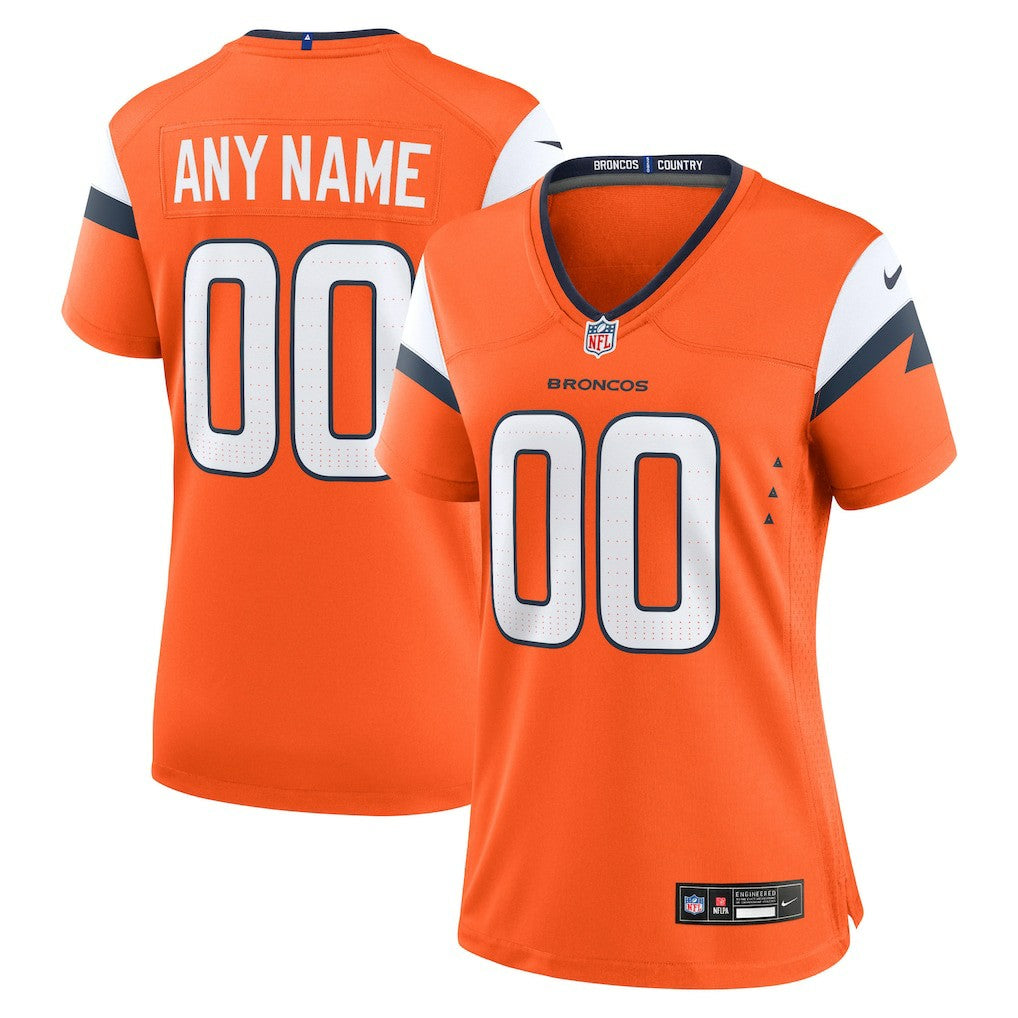 Women's Mile High Collection Custom Game Jersey - Denver Broncos