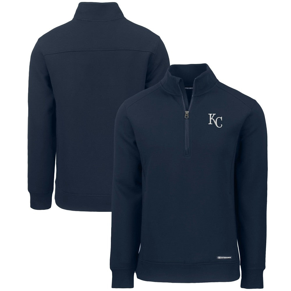 MLB Kansas City Royals Cutter & Buck Roam Eco Recycled Quarter-Zip Pullover