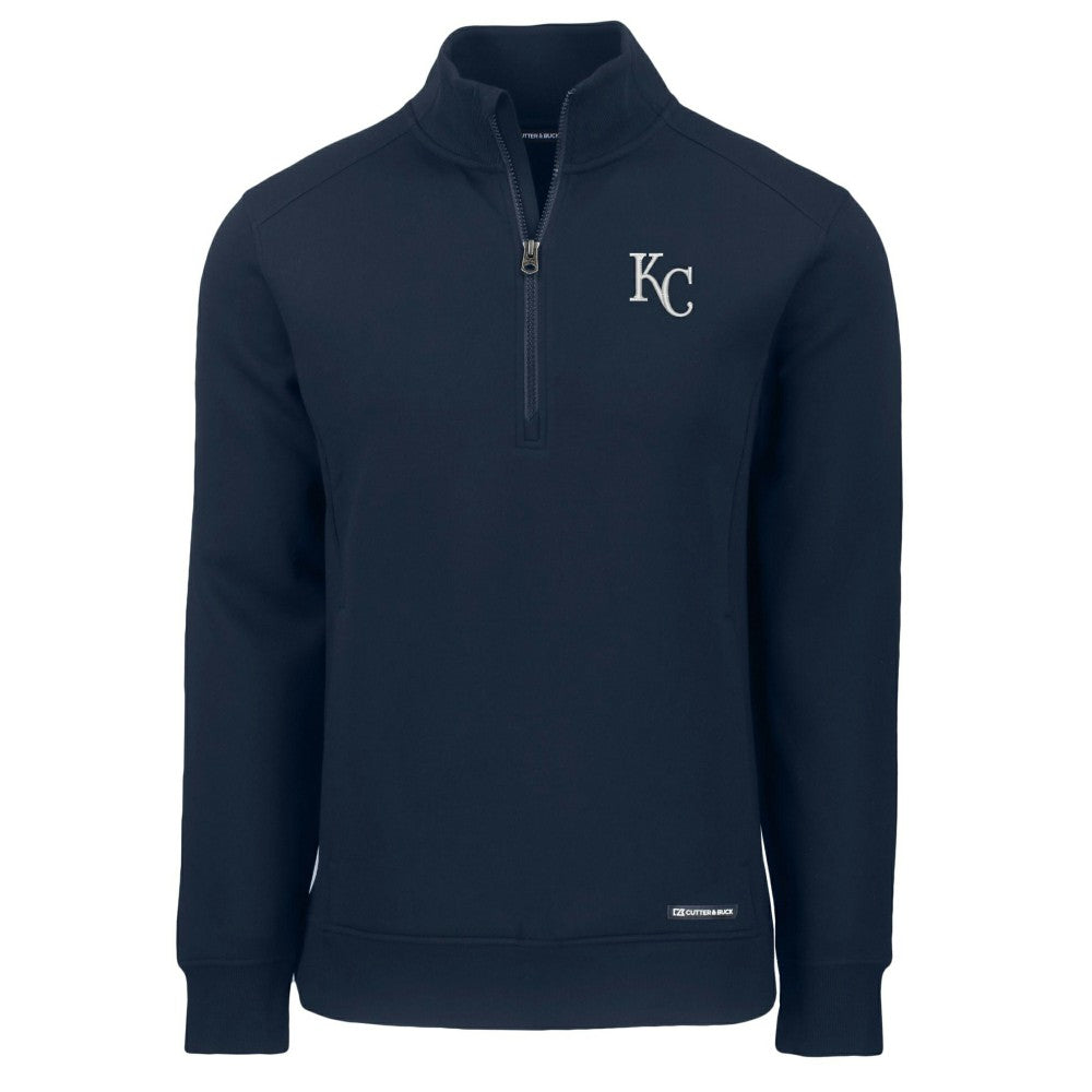 MLB Kansas City Royals Cutter & Buck Roam Eco Recycled Quarter-Zip Pullover