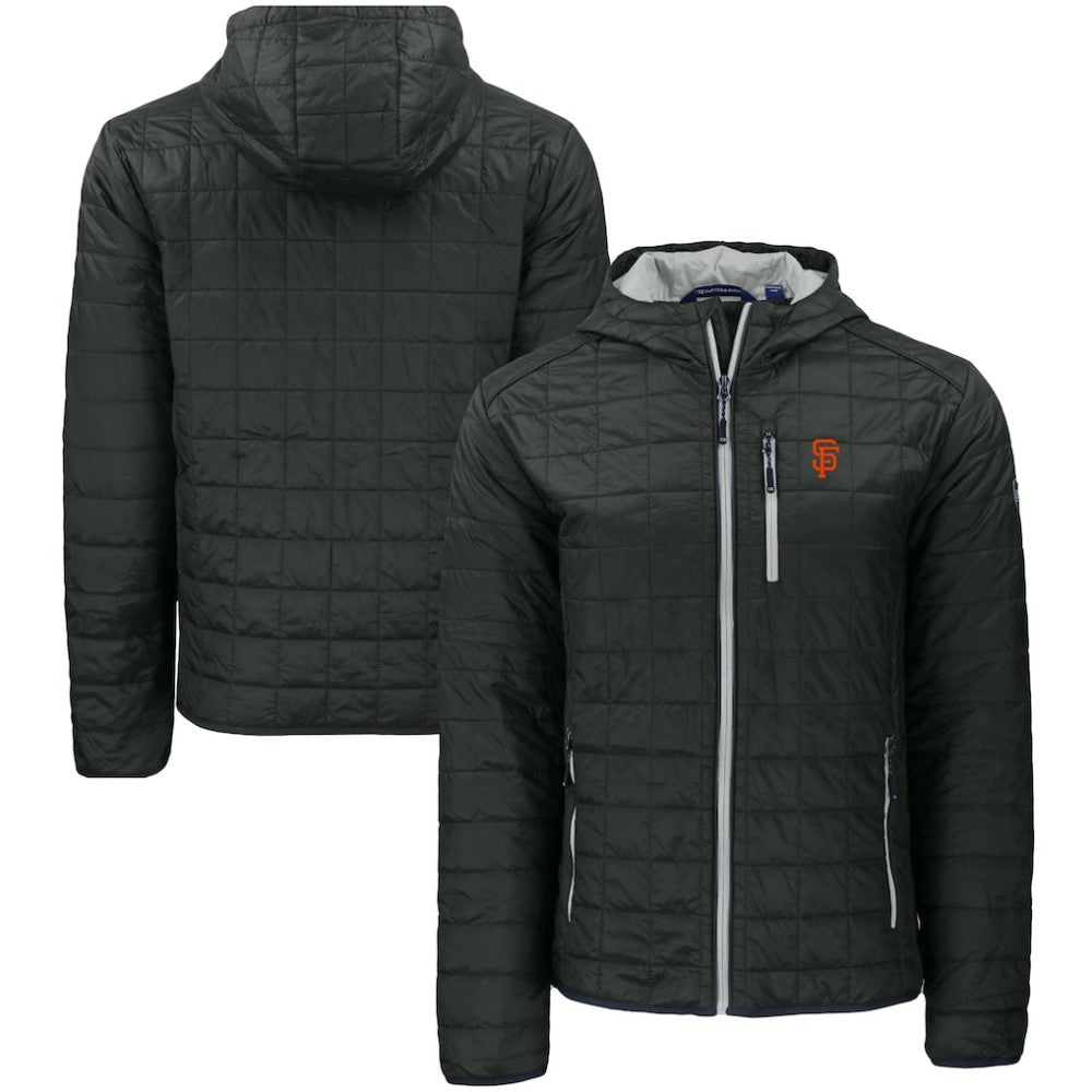 MLB San Francisco Giants Cutter & Buck Rainier Primaloft Eco Full-Zip Hooded Jacket