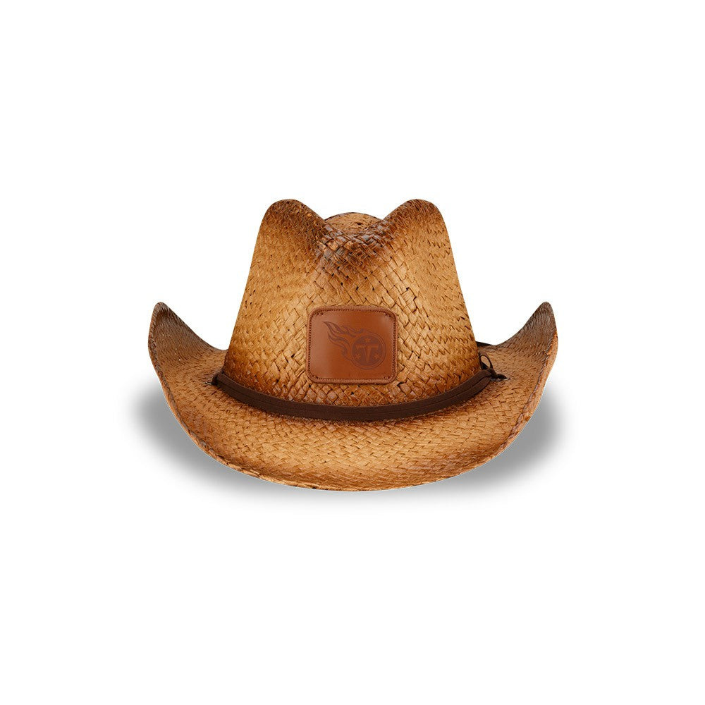Unisex Dutton Curved Brim Straw Hat - Tennessee Titans