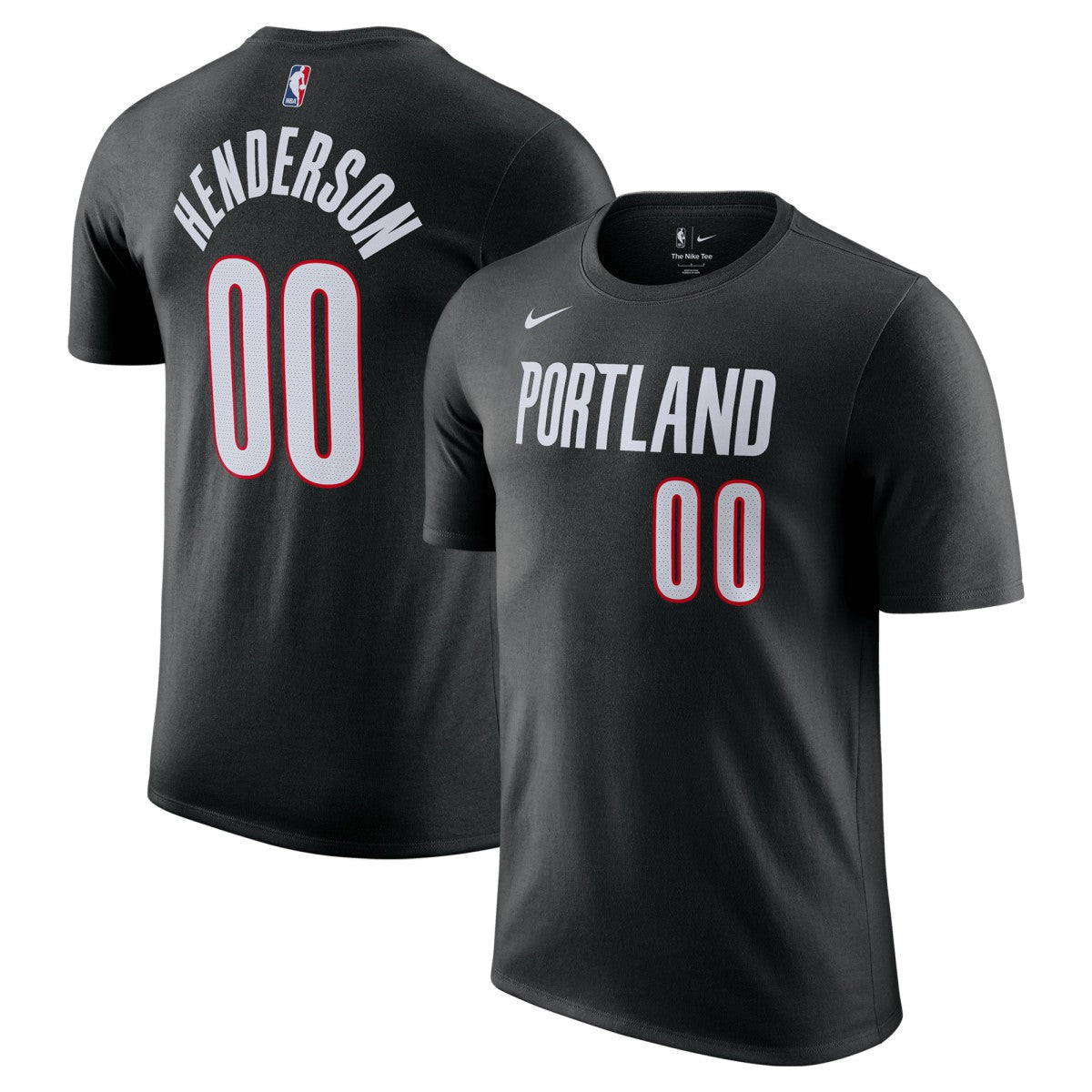 NBA Scoot Henderson Portland Trail Blazers Icon Edition Name & Number T-Shirt