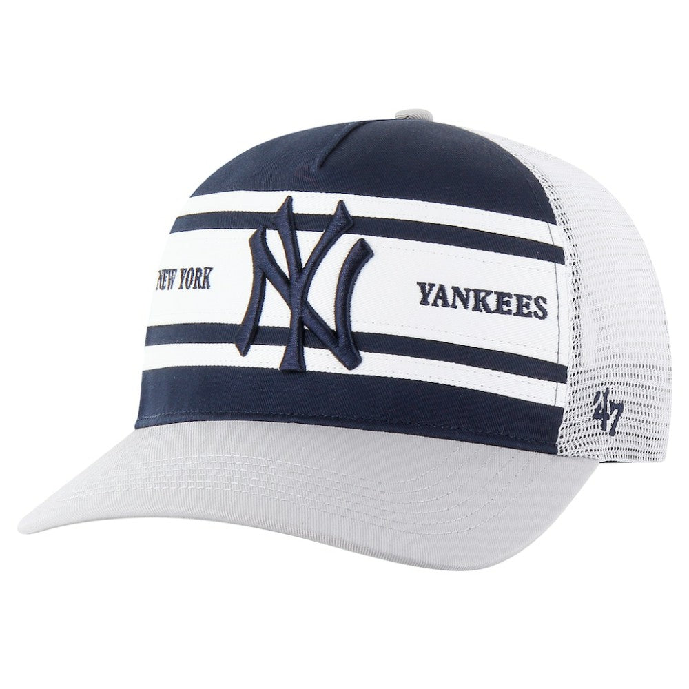MLB New York Yankees '47 Gridiron Super Stripe Relaxed Trucker Hitch Adjustable Hat